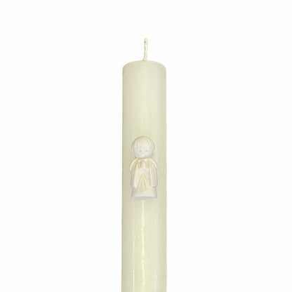 vela de baptismo - anjinho gesso
