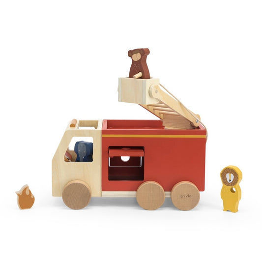 Carro bombeiros animais