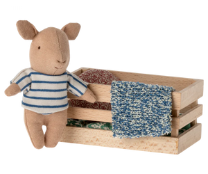 Pig in a box, azul