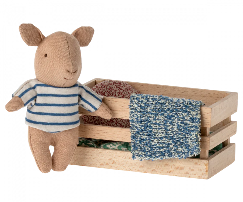 Pig in a box, azul