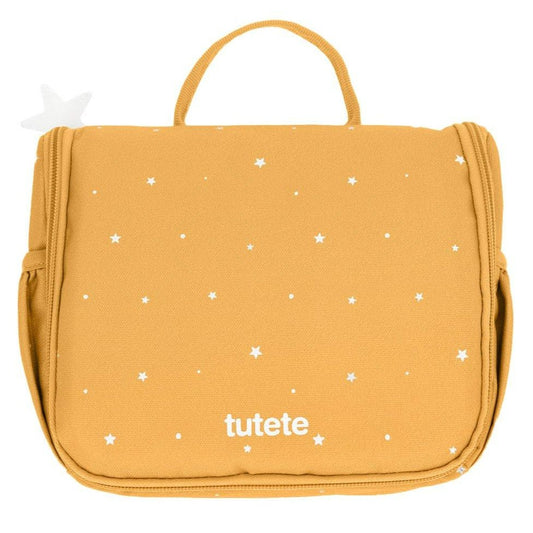 Necessaire estrelas mostarda