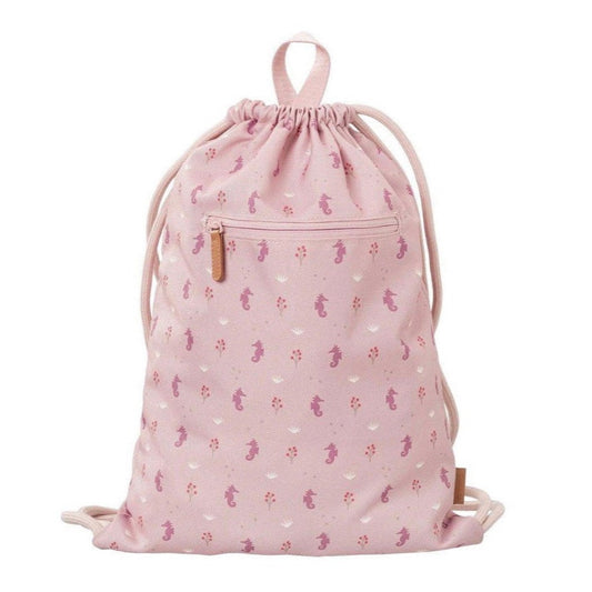 Mochila cordões cavalo marinho