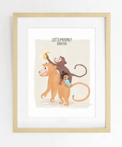 Let’s monkey around ilustração