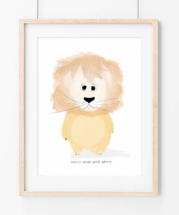 Baby lion ilustração