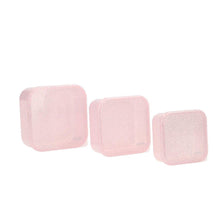 Carregar imagem no visualizador da galeria, Caixas conj. 3 glitter rosa claro