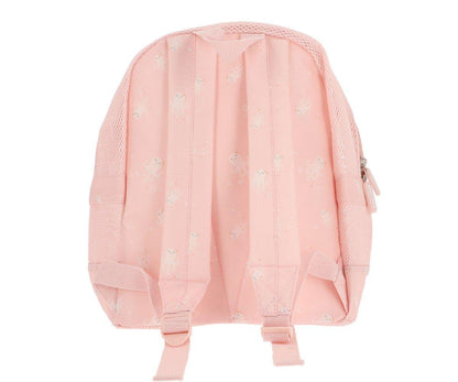 Mochila de rede polvo rosa