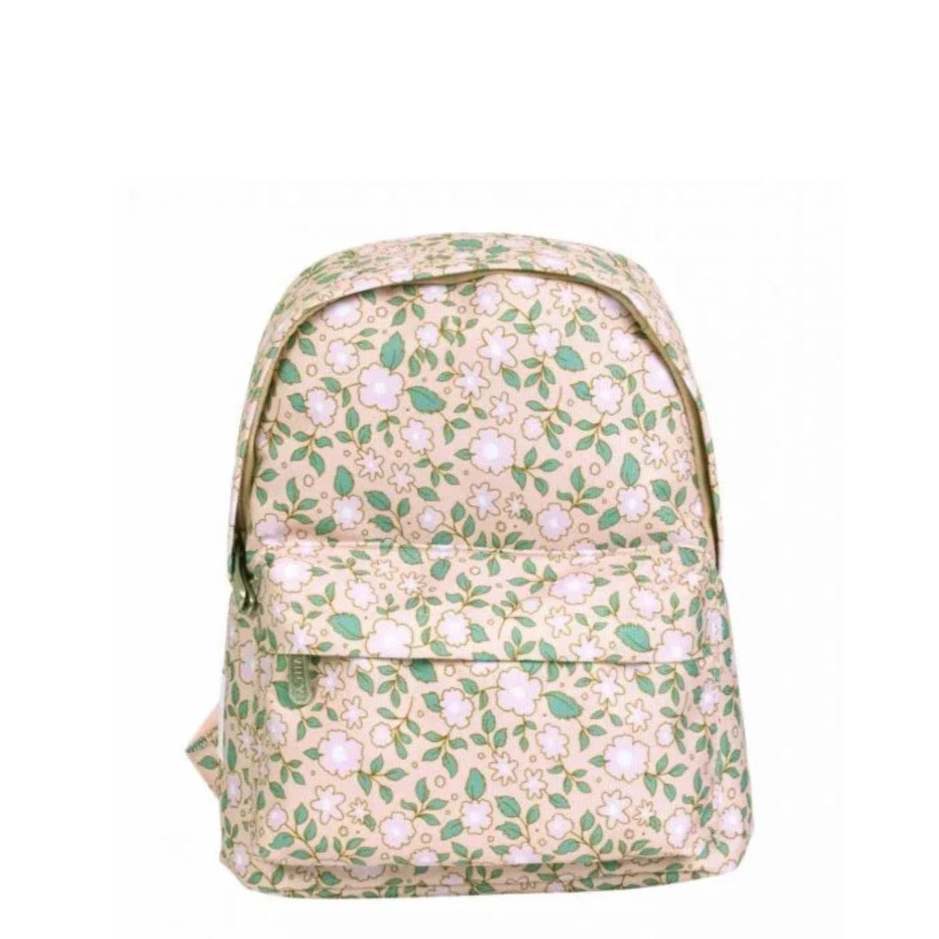 Mini mochila flores rosa