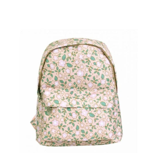 Mini mochila flores rosa