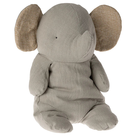 Elefante grande cinzento