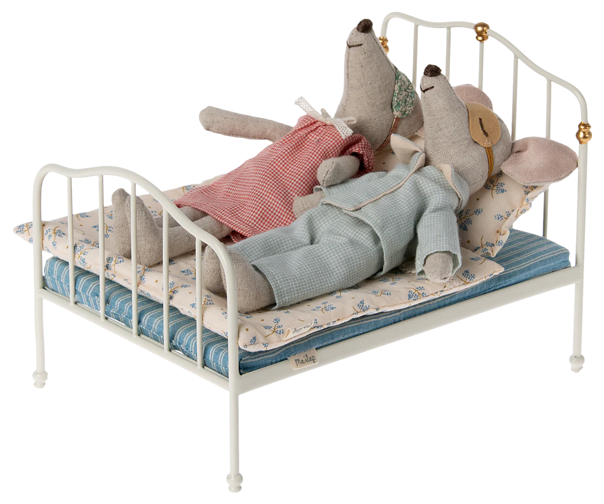 Cama metal, branca