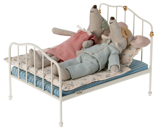 Cama metal, branca