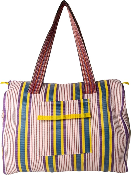 Travel Bag Yellow/Blue/Purple
