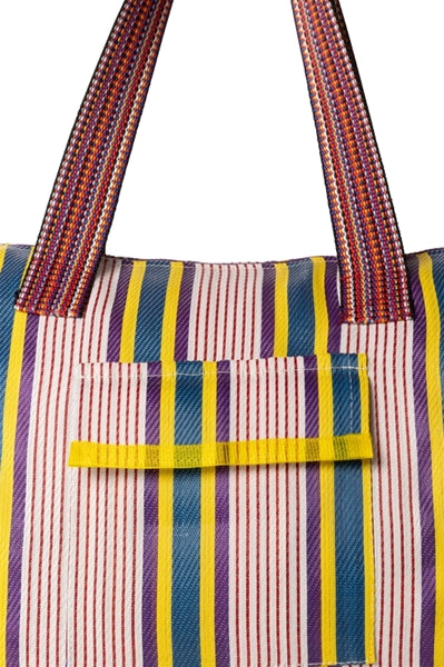 Travel Bag Yellow/Blue/Purple