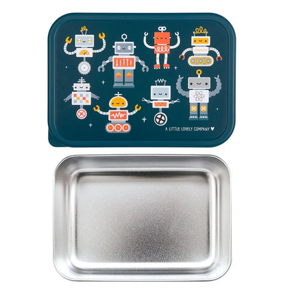 Caixa metálica robots