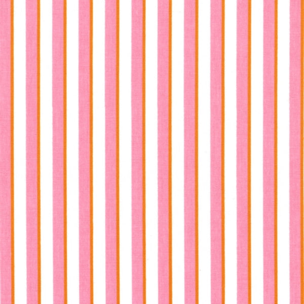 Tecido plastificado - lines pink/orange