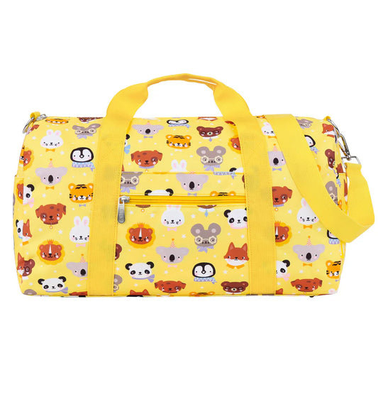 Saco desporto animais amarelo