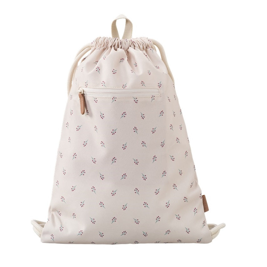 Mochila cordões groselhas