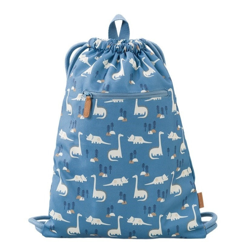Mochila cordões dinossauro