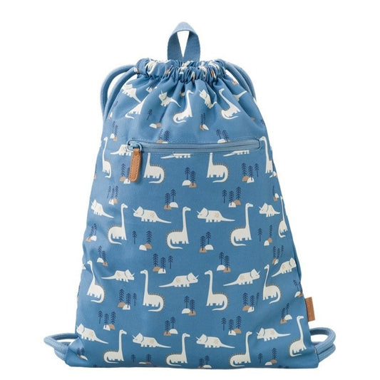 Mochila cordões dinossauro