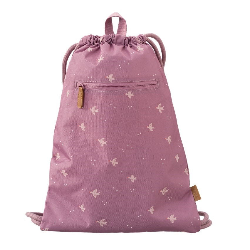 Mochila cordões andorinhas