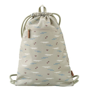 Mochila cordões crocodilo