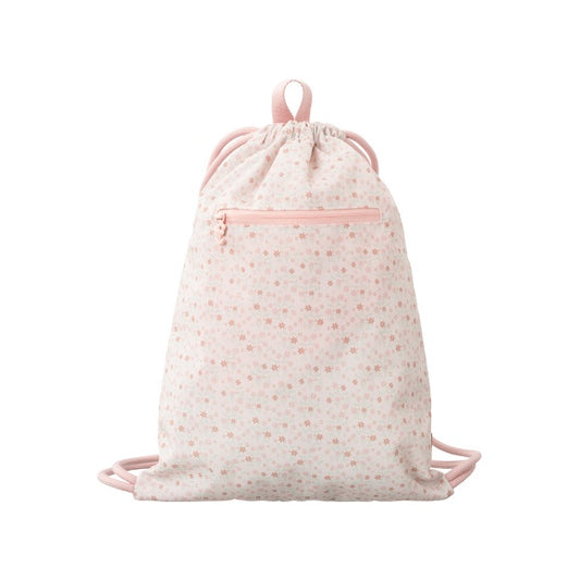 Mochila cordões flores