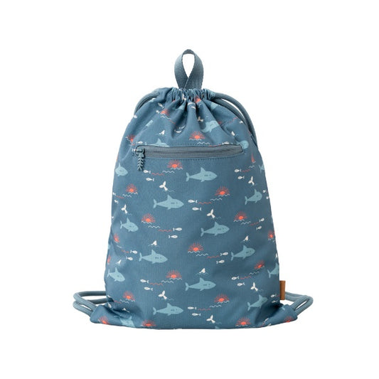 Mochila cordões tubarão