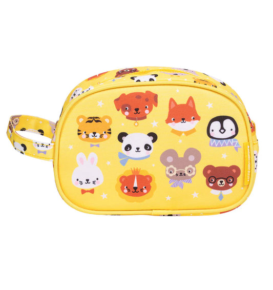 Necessaire animais amarelo