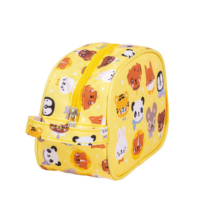 Necessaire animais amarelo