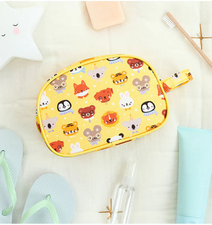 Necessaire animais amarelo
