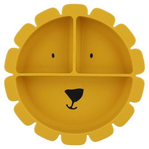Prato silicone ventosa leão