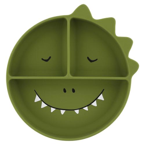 Prato silicone ventosa dino