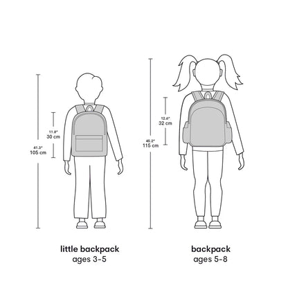 Mini mochila cerejas