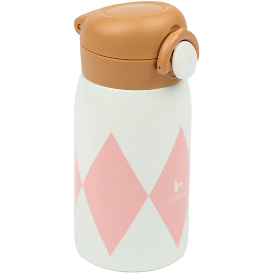 Garrafa térmica losango rosa