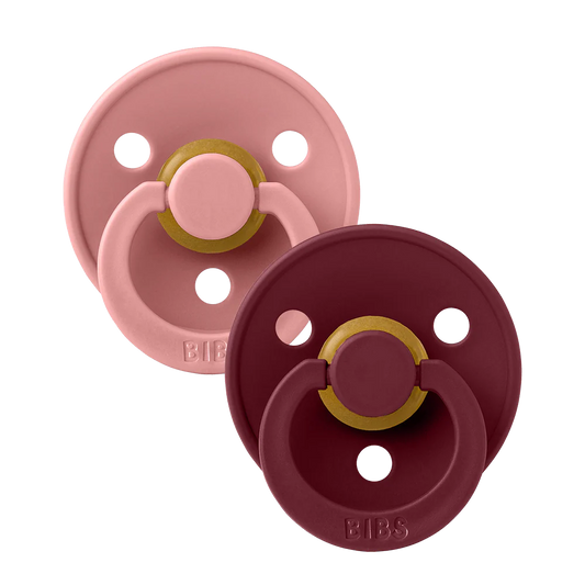 Conj. 2 chuchas BIBS® Dusty Pink/Elderberry