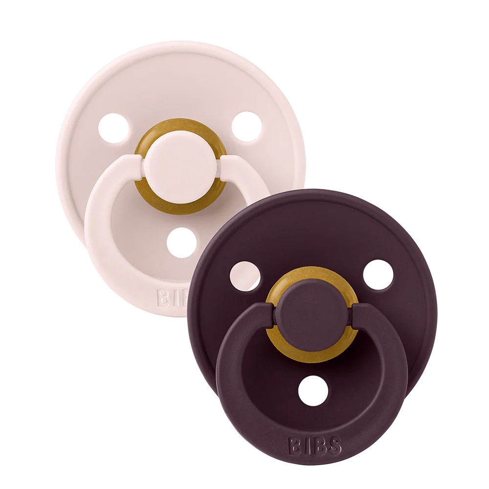 Conj. 2 chuchas BIBS® Petal/Plum
