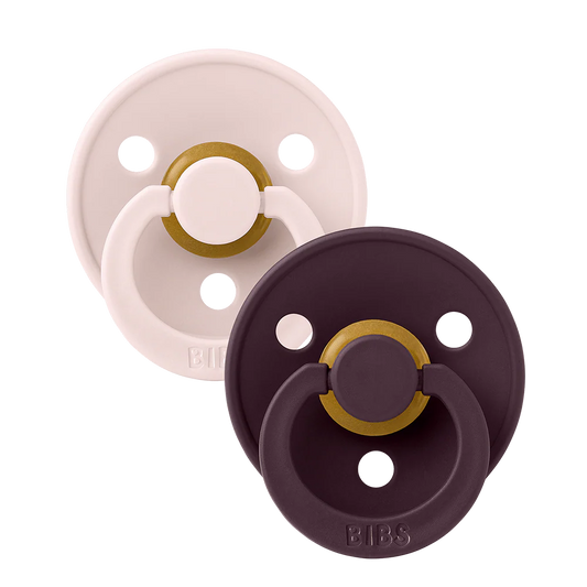 Conj. 2 chuchas BIBS® Petal/Plum