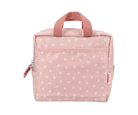 Lancheira térmica folhas rosa