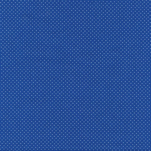 Tecido plastificado - dots small-cobalt blue