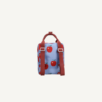 Mochila pequena maças envelope xadrez