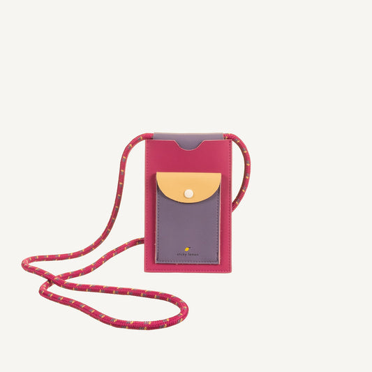 Bolsa telemóvel roxo/lilás