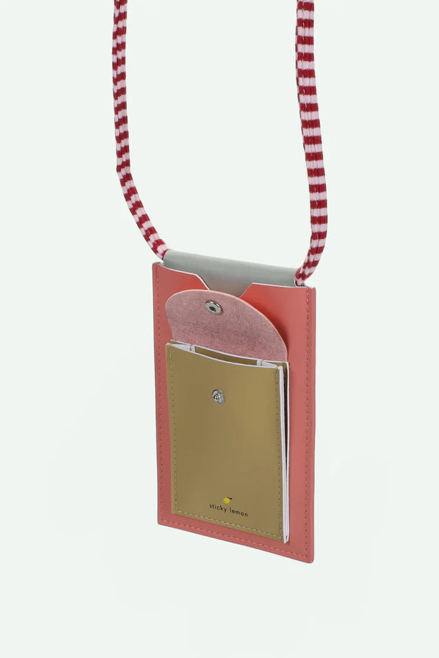 Bolsa telemóvel coral