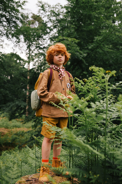 Mochila grande pano kakhi