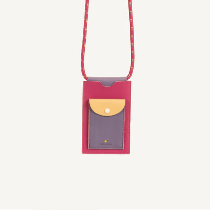 Bolsa telemóvel roxo/lilás