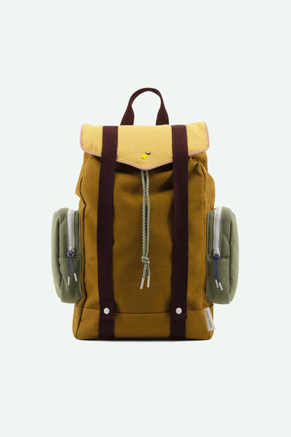 Mochila grande pano kakhi