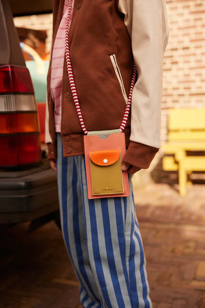 Bolsa telemóvel coral