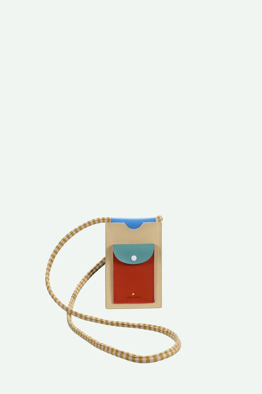 Bolsa telemóvel bege