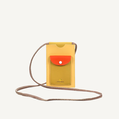 Bolsa telemóvel amarelo/mostarda
