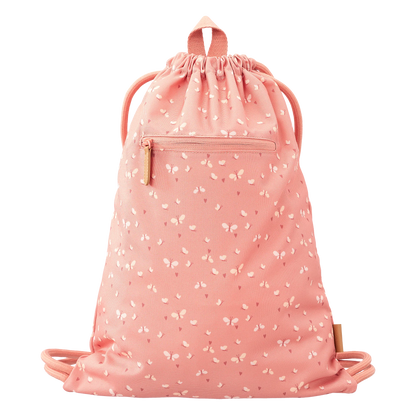 Mochila cordões borboletas