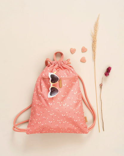 Mochila cordões borboletas
